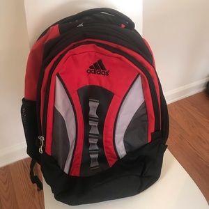 Red Adidas book bag